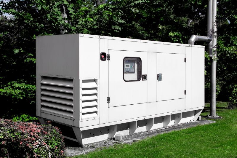 Residential Generator in Backyard