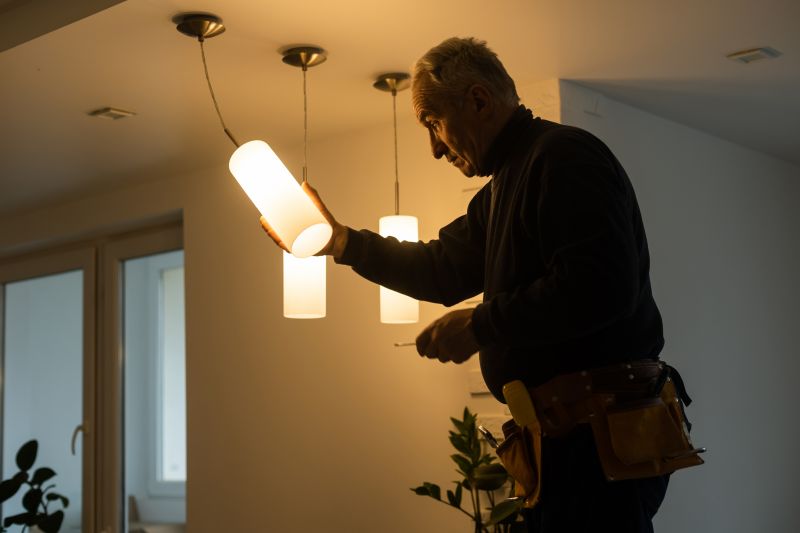 Suspended Light Installation in Kansas City, KS